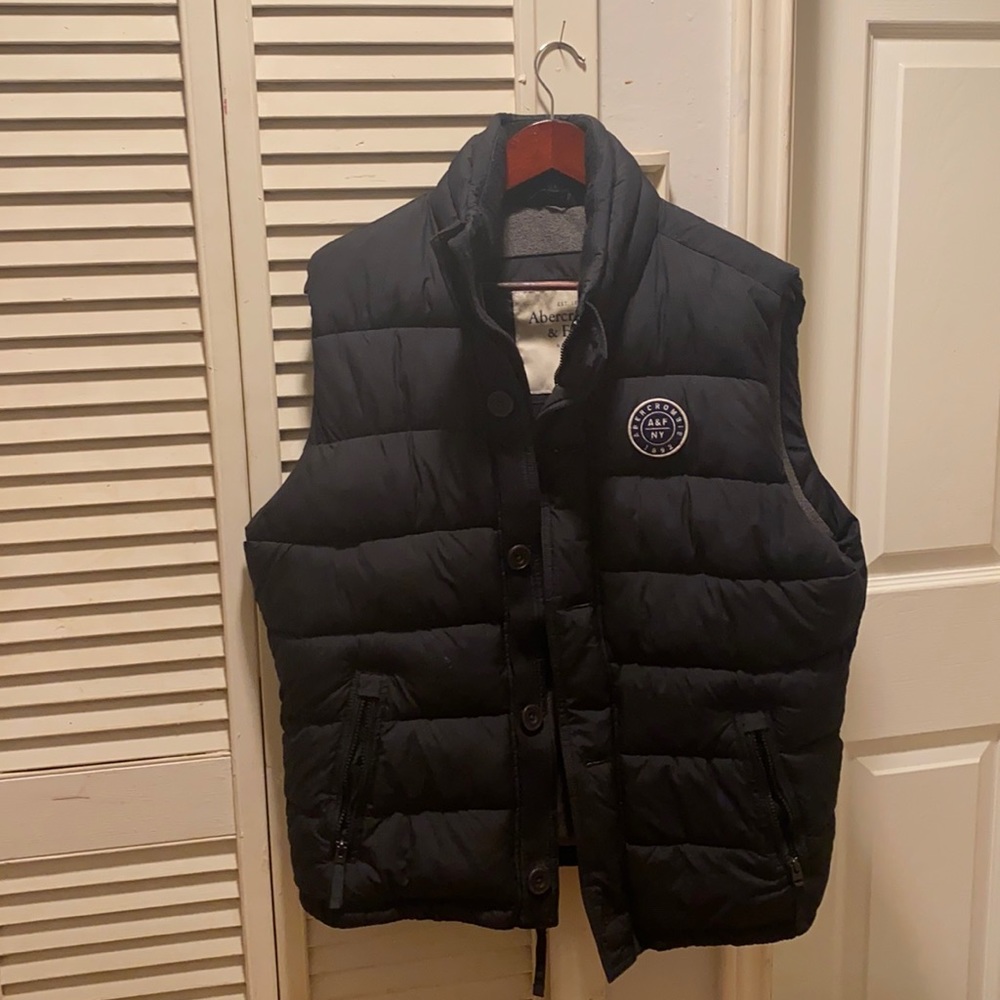 Abercrombie & Fitch- Navy Vest